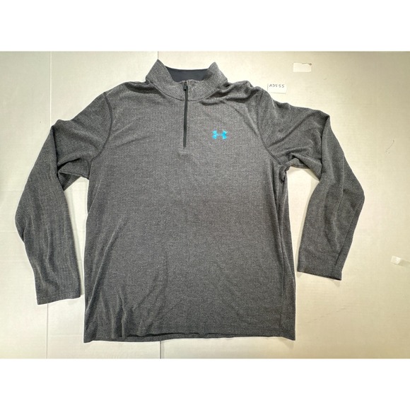 Under Armour sweater‎ Men's size XL gray pullover quarter-zip - Picture 1 of 5